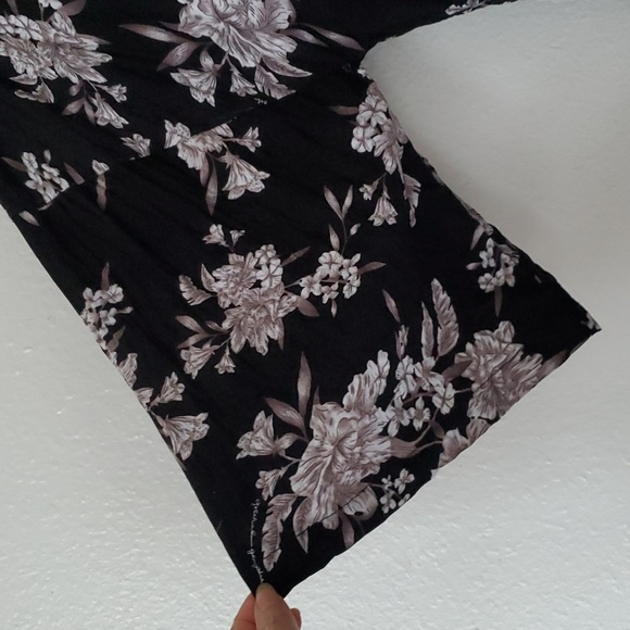 Spiritual Gangster Maya Kimono Cover Up Top Floral Tie Closure Woman's WOMEN'S - Picture 5 of 11